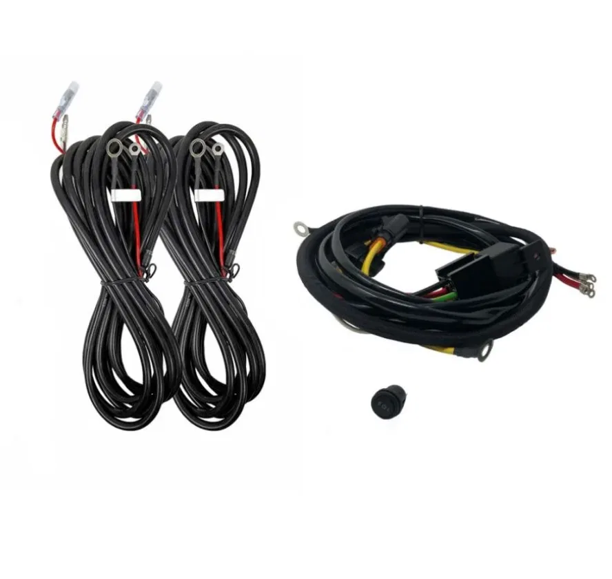 92402 – KC HILITE Light Bar Wiring Harness, Use To Integrate Four Profile 10 Inch SideCast™ Lights Into Platform One ...